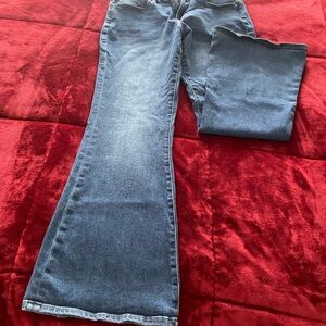 Blue Denim Flare Jeans